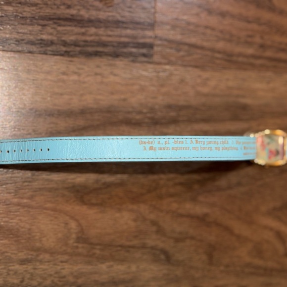 L.A.M.B. Baby Blue and Gold Women's Watch - Picture 3 of 6